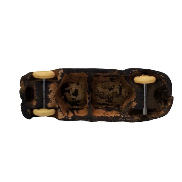 Vtg Sun Rubber Streamlined Car 1930-1940's USA Art Deco Van Life Travel - Picture 3 of 10